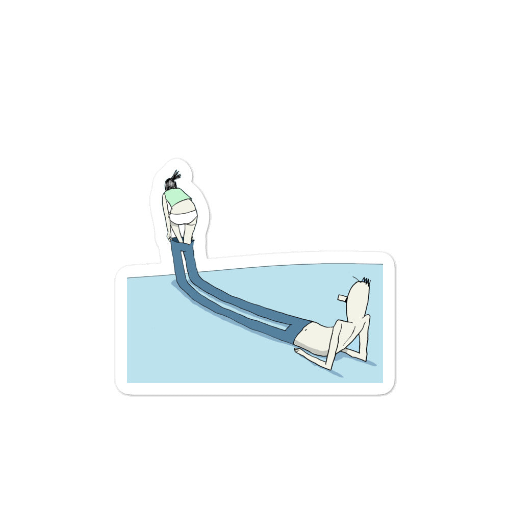 Pair of Trousers Sticker (Bubble-free)