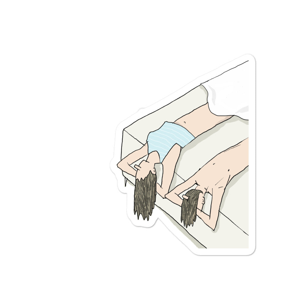 Hair & beard Sticker (Bubble-free)