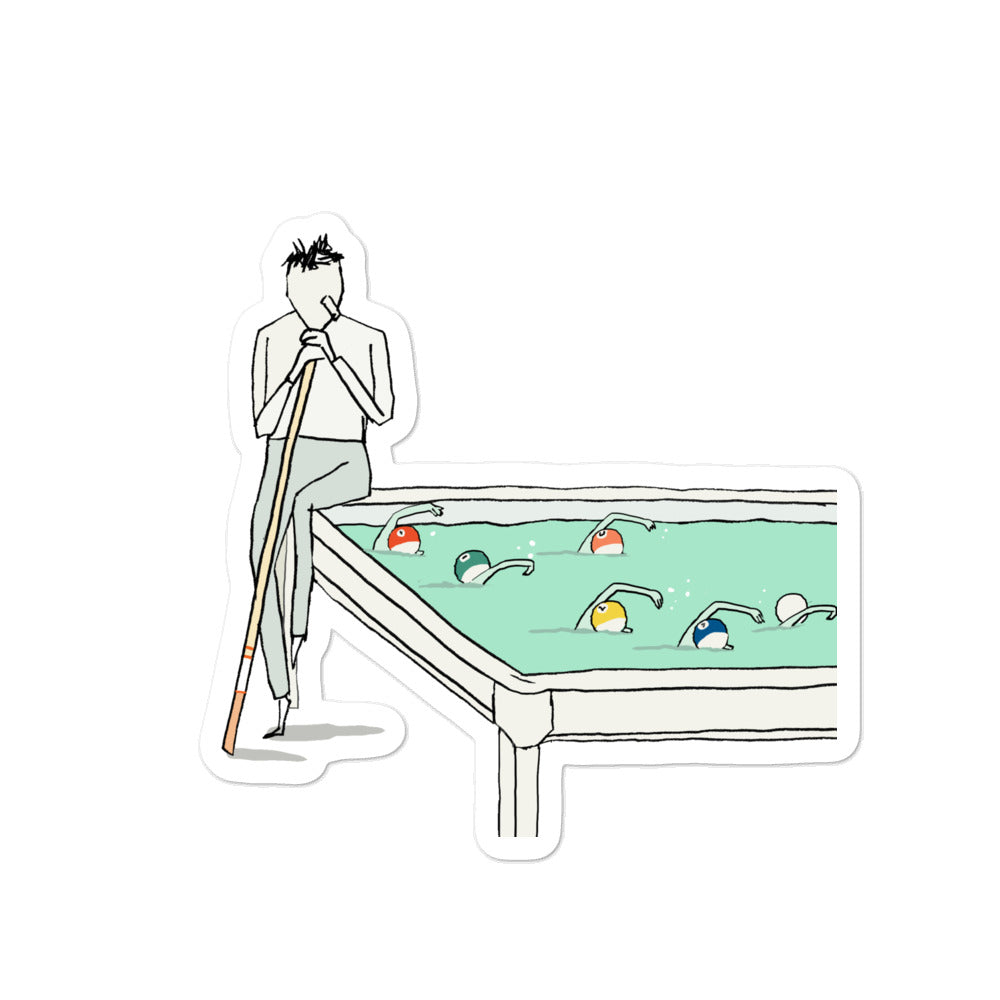 Pool Sticker (Bubble-free)