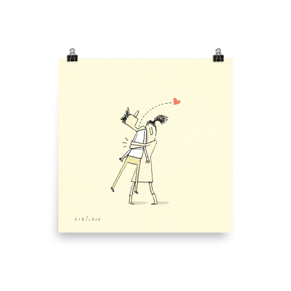 Love hug print