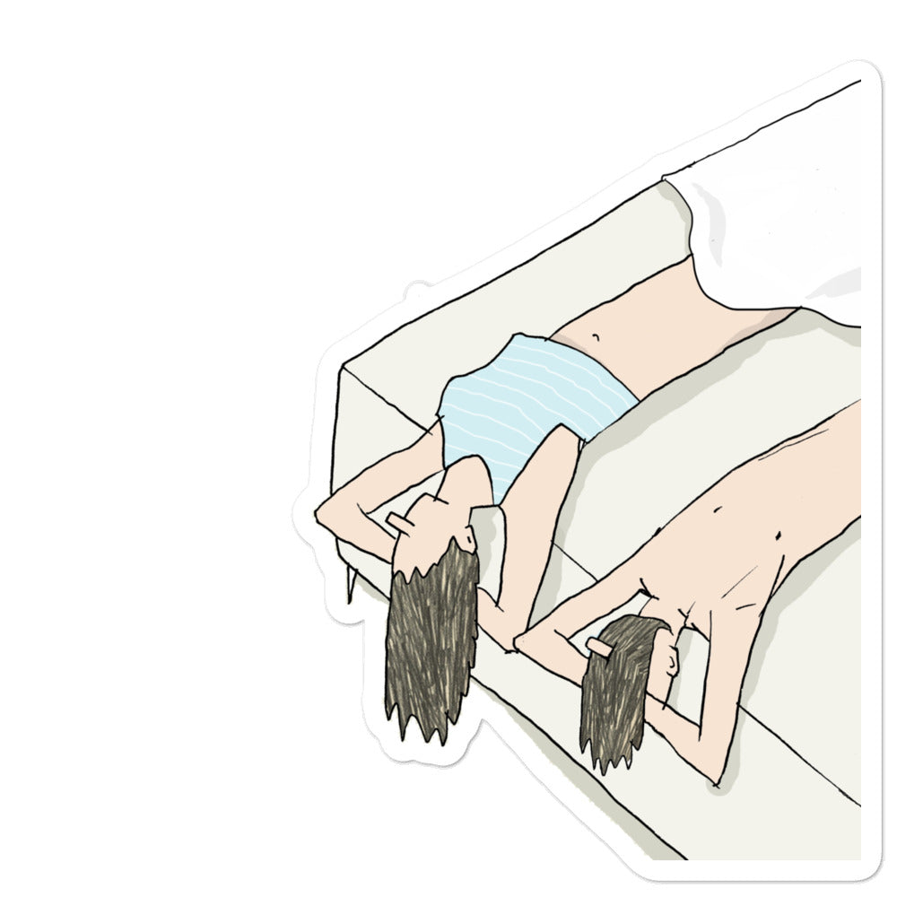 Hair & beard Sticker (Bubble-free)