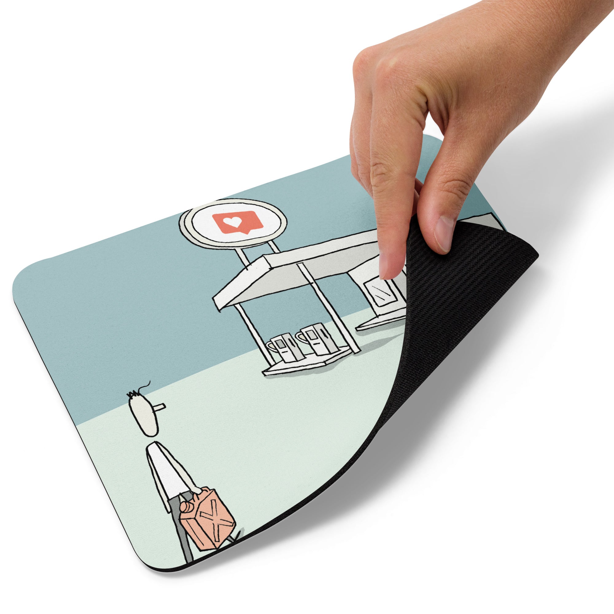 Gas Station Mouse pad