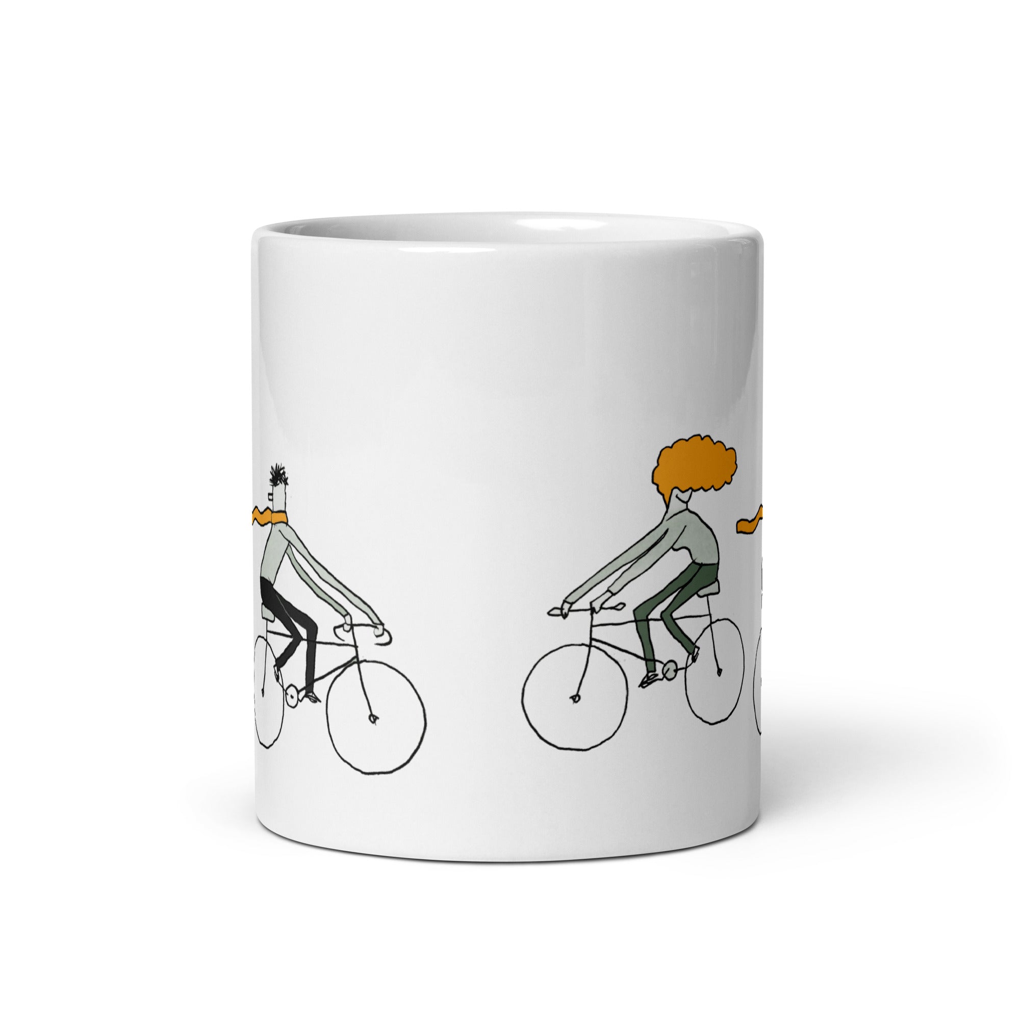 Orange & blue Mug