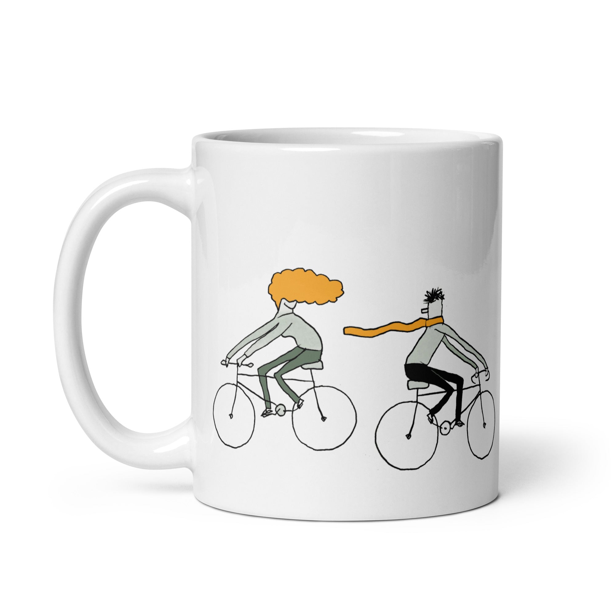 Orange & blue Mug
