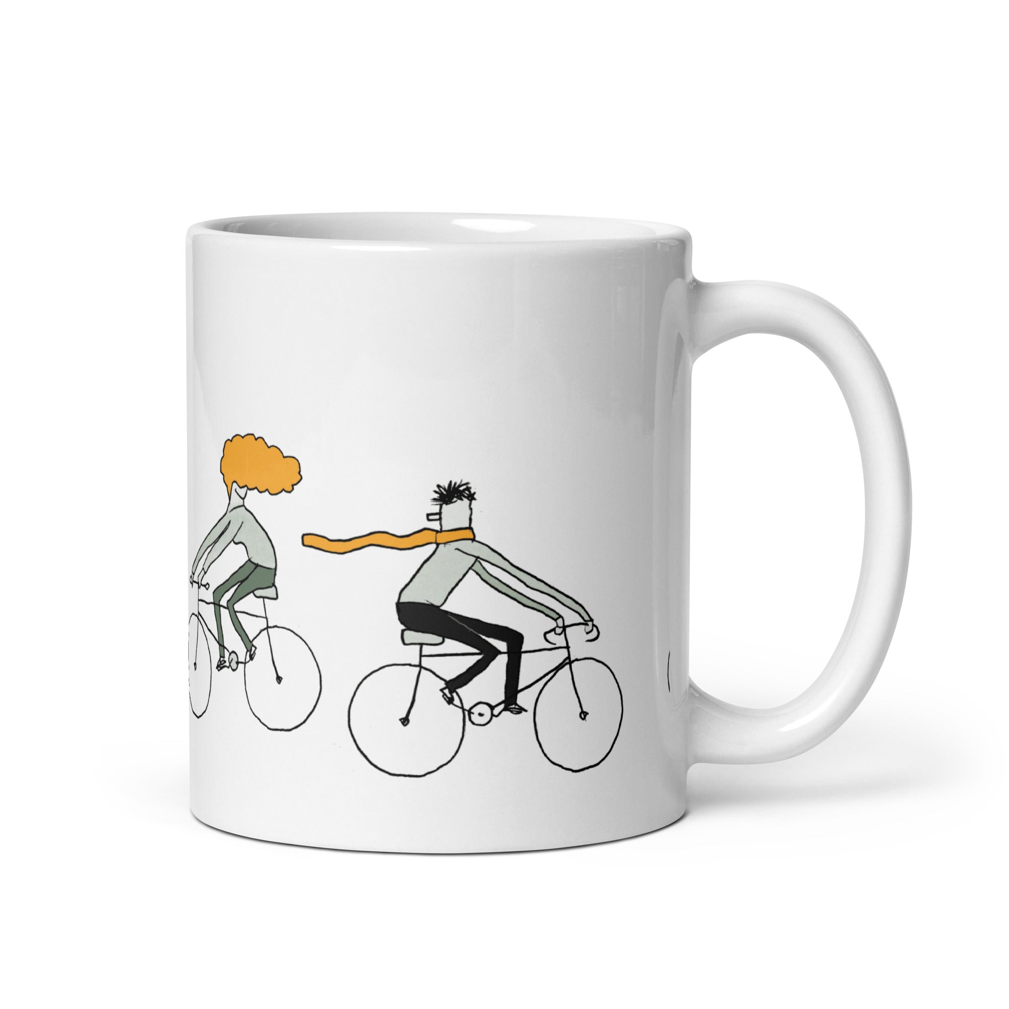 Orange & blue Mug