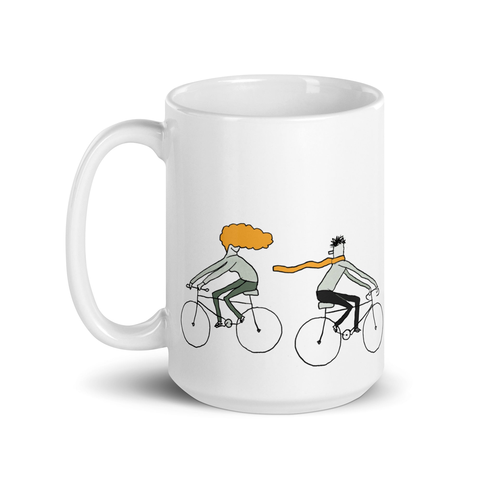 Orange & blue Mug