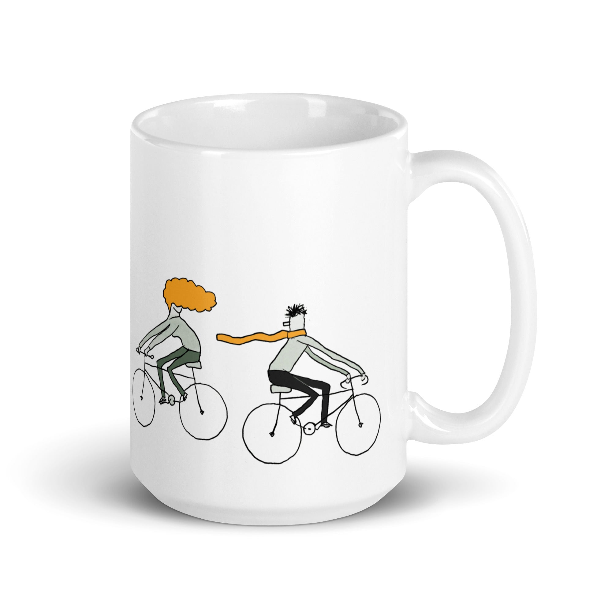 Orange & blue Mug