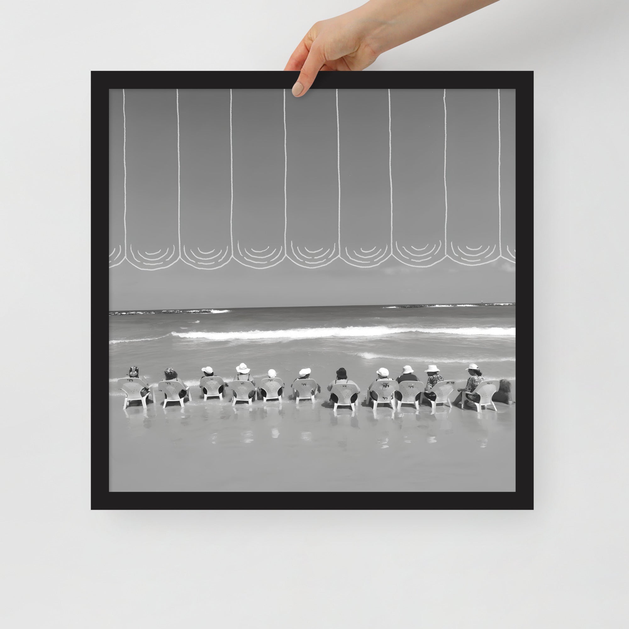 Beach Movie Framed poster