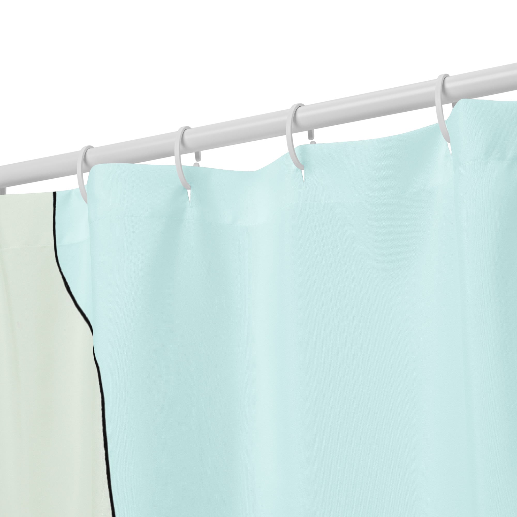 Ice Cream Surf Shower curtain