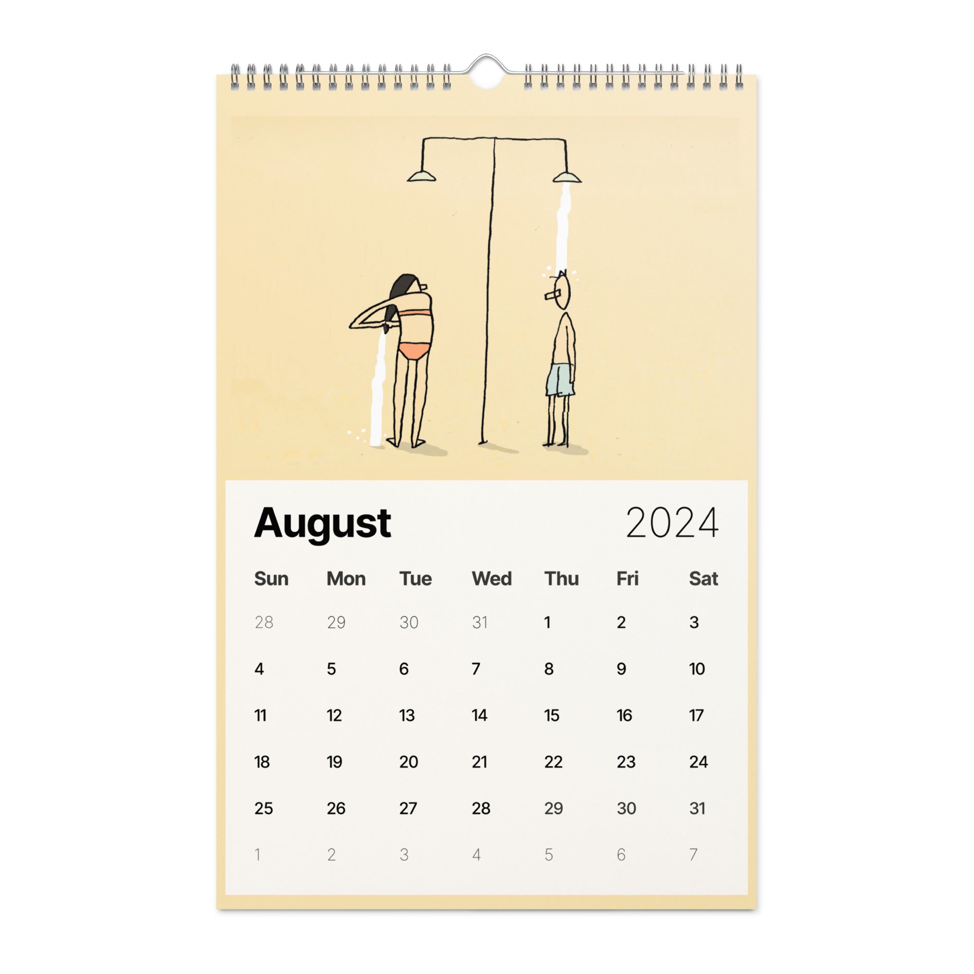 Illustrated Wall Calendar
