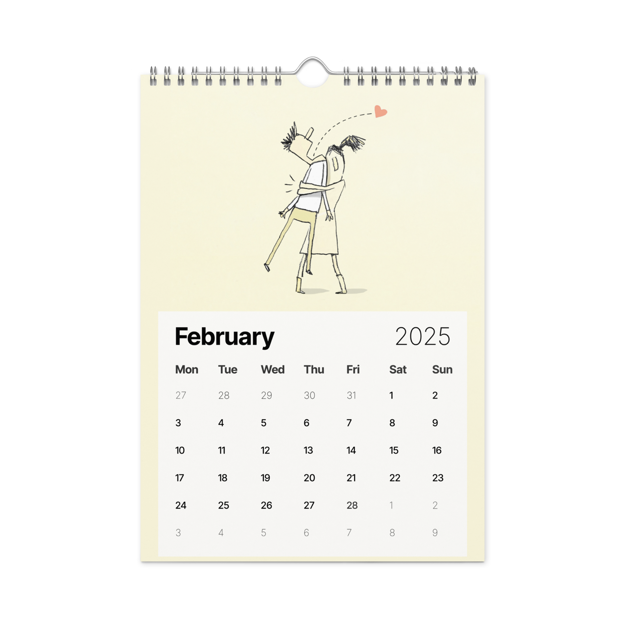 Illustrated Wall calendar (2025)