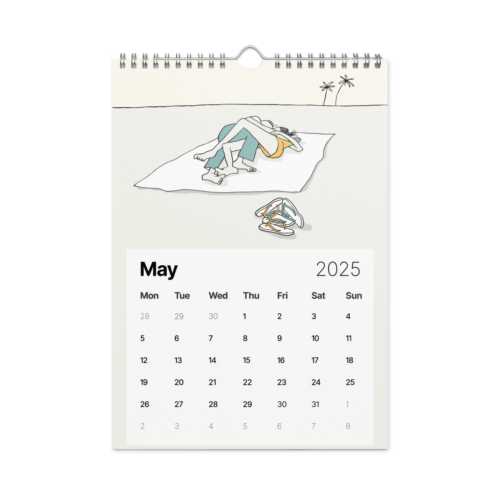 Illustrated Wall calendar (2025)