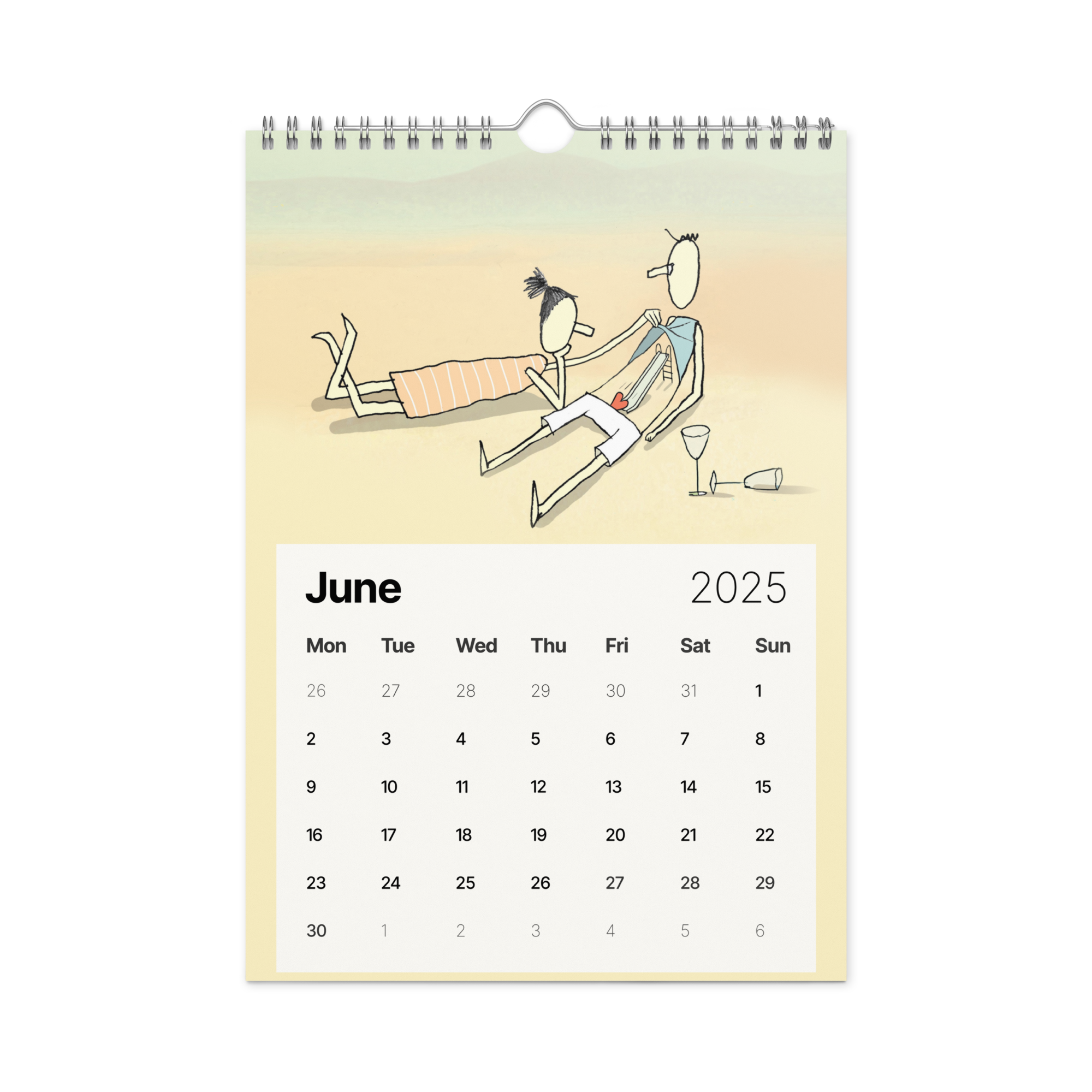 Illustrated Wall calendar (2025)