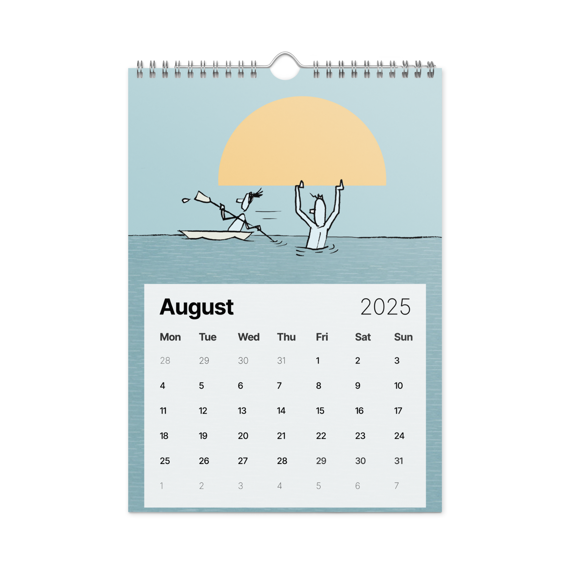 Illustrated Wall calendar (2025)