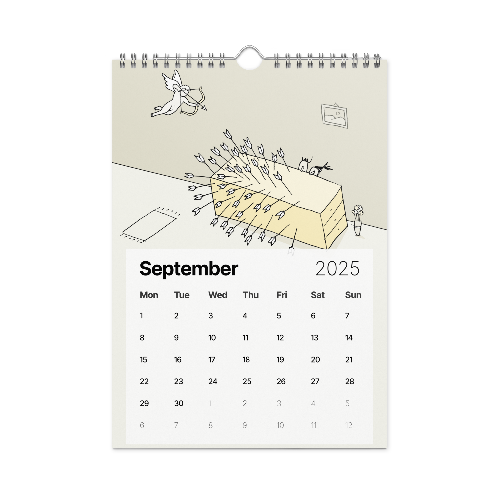 Illustrated Wall calendar (2025)