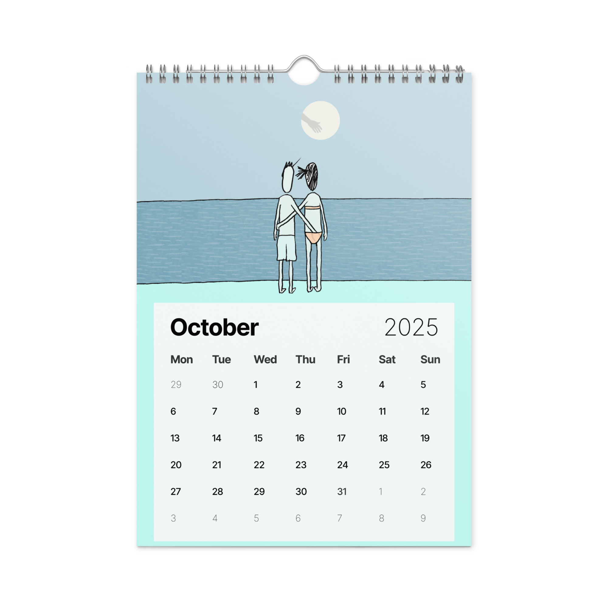 Illustrated Wall calendar (2025)