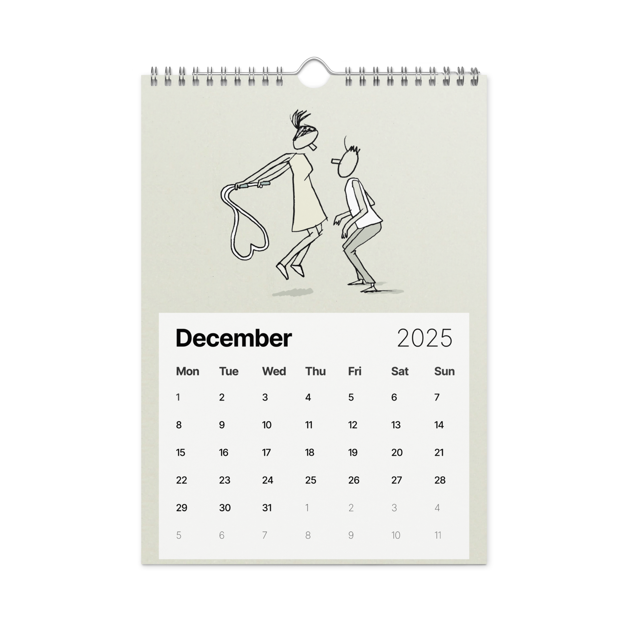 Illustrated Wall calendar (2025)