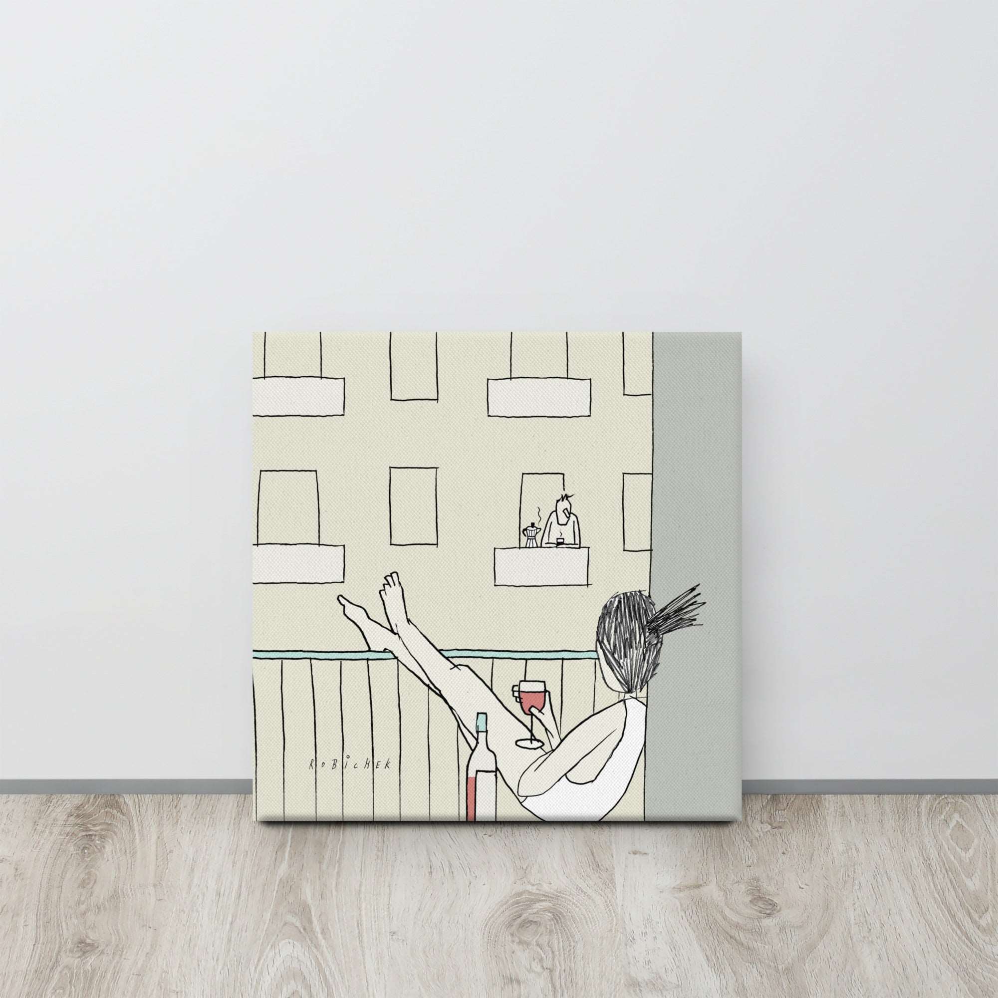 Coffee and wine Canvas