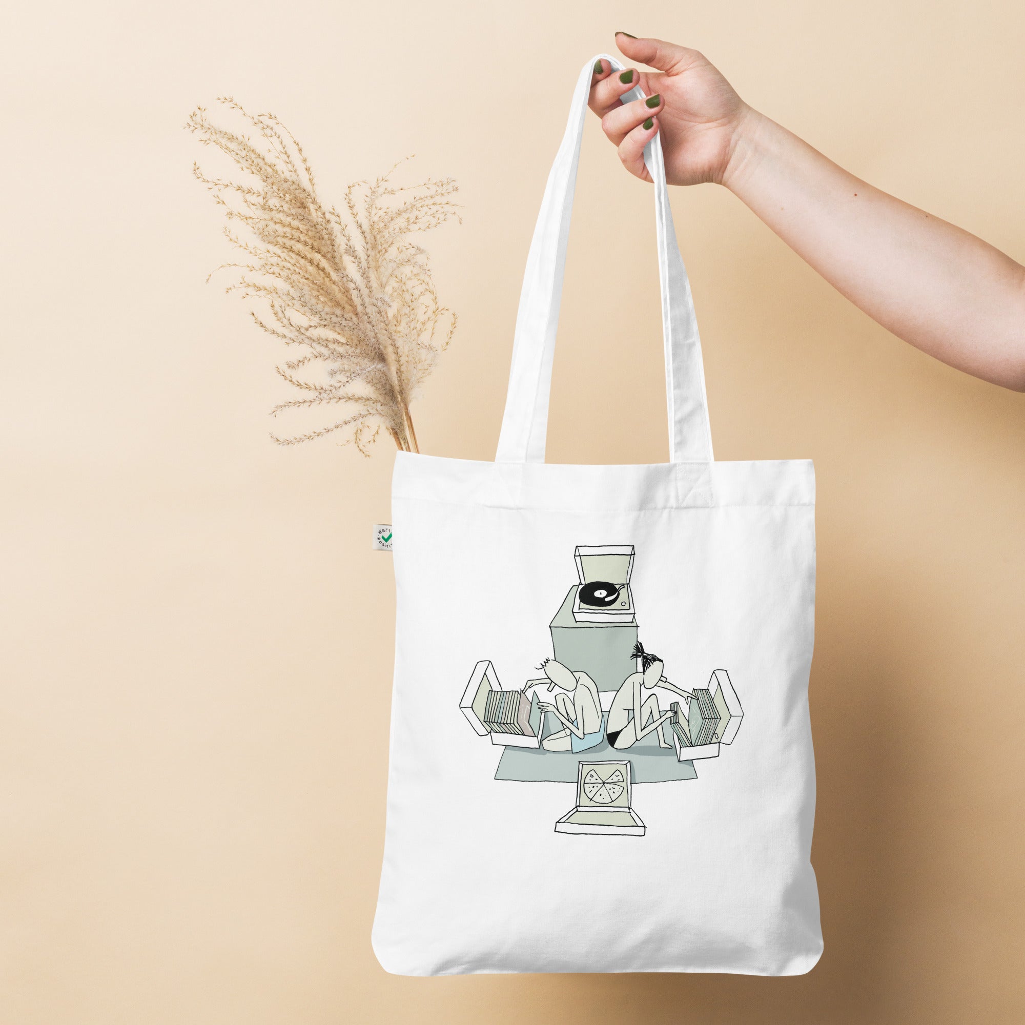 Afternoon Delight Organic fashion tote bag